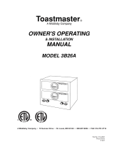 Toastmaster 3B26A Operating instructions