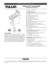 Vulcan Hart VFRY18 Datasheet