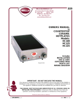 Wells Manufacturing HC125 Operating instructions