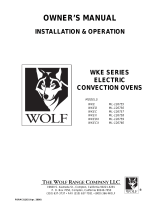Wolf WKED User manual