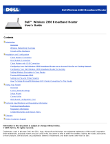 Dell 2350 Wireless Broadband Router Owner's manual