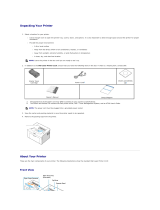 Dell 1110 Laser Mono Printer Owner's manual