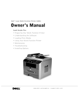 Dell 1600n Multifunction Mono Laser Printer Owner's manual