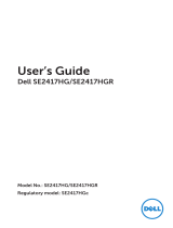 Dell 24 Monitor: SE2417HG User guide