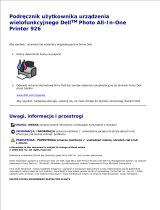 Dell 926 All In One Inkjet Printer User guide