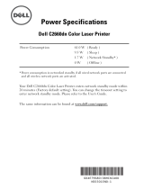 Dell C2660dn Color Laser Printer Owner's manual