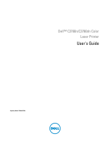 Dell C3760dn Color Laser Printer User guide