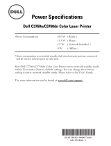 Dell C3760dn Color Laser Printer Owner's manual