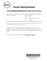 Dell C3765dnf Color Laser Printer Owner's manual