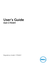 Dell C7016H User manual