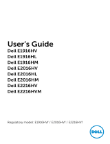 Dell E2016HL User guide