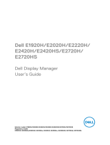 Dell E2020H User guide