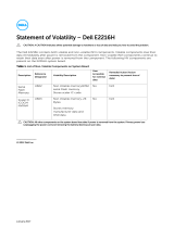 Dell E2216H Owner's manual