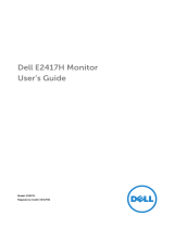 Dell E2417H User guide