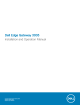 Dell Edge Gateway 3000 Series User guide