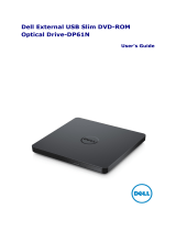 Dell External USB Slim DVD ROM Optical Drive DP61N Owner's manual