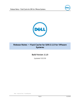 Dell Fluid Cache for SAN 2.1.0 Owner's manual