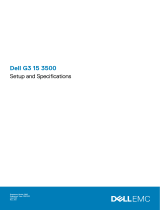 Dell G3 15 3500 Quick start guide