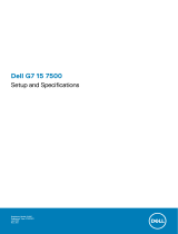 Dell G7 15 7500 Quick start guide
