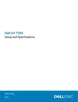 Dell G7 17 7700 Quick start guide