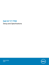 Dell G7 17 7700 Quick start guide