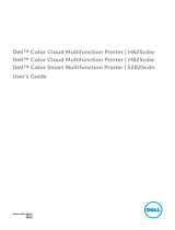 Dell H825cdw Cloud MFP Laser Printer User manual