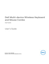 Dell Multi-Device Wireless Keyboard and Mouse Combo KM7120W User guide