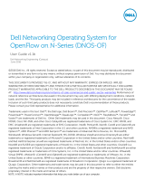 Dell Networking OS for OpenFlow Owner's manual