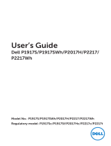 Dell P1917SWh User guide
