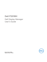 Dell P2018H User guide