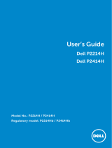 Dell P2214H Owner's manual