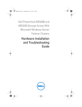 Dell PowerVault MD3200/MD3220-Windows HA Cluster Owner's manual