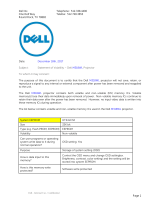 Dell Projector M318WL Owner's manual