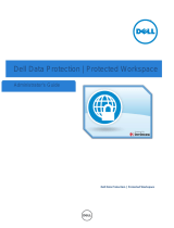Dell Protected Workspace User guide