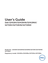 Dell S2419NX User guide