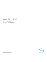 Dell S2719DC User guide