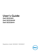 Dell SE2216HV User guide