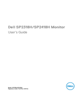 Dell SP2318H User guide