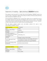 Dell U3818DW Owner's manual