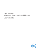 Dell Wireless Keyboard and Mouse- KM636 (black) User guide