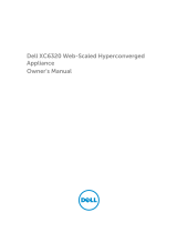 Dell XC6320 Hyper-converged Appliance Owner's manual