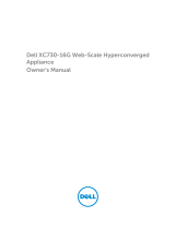 Dell XC730 Hyper-converged Appliance Owner's manual