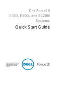 Dell Force10 E600i Quick start guide
