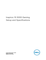Dell Inspiron 15 Gaming 5576 Quick start guide