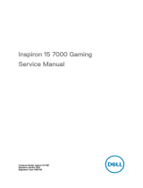 Dell Inspiron 15 Gaming 7567 User manual