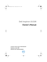 Dell 15R Owner's manual