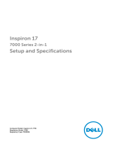 Dell Inspiron 17 7778 2-in-1 Quick start guide