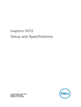 Dell Inspiron 3472 Quick start guide