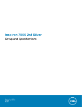 Dell Inspiron 7500 2-in-1 Silver User guide