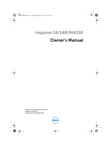 Dell Inspiron M431R Owner's manual